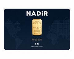 Nadir 5g Gold Bar | 999.9 Fine Gold