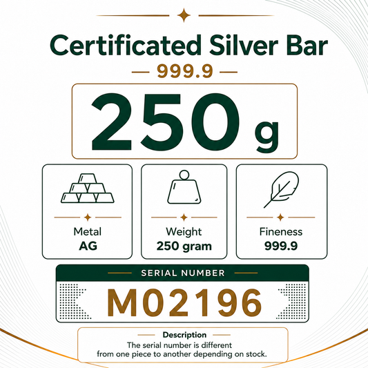 TURAN Refinery 250g Silver | 999.9