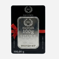 HAS GÜMÜŞ Refinery – 100g – Silver 999.9