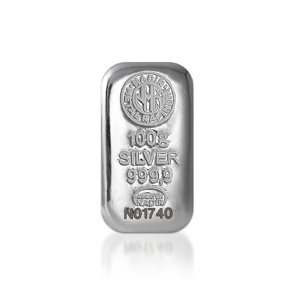 Investment Silver Bar - Nadir Metal Refinery